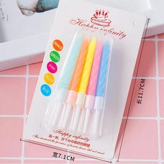 10pcs Colorful Birthday Candles with Holders - candletown.net