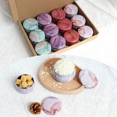 12-Piece Marble Pattern Candle Tins - Perfect for DIY Candle Making & Storage - candletown.net