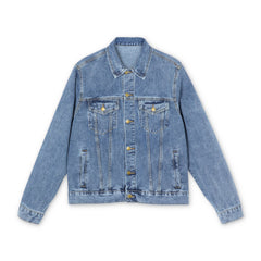 Perza 90’s Rock ONLY Denim Jacket with Round Logo
