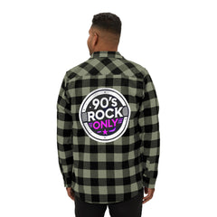 Perza 90’s Rock ONLY Flannel Shirt Round Logo