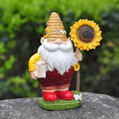 1pc bee day gift gnome gnome ornament garden resin statue ornament decorative gnome crafts - candletown.net