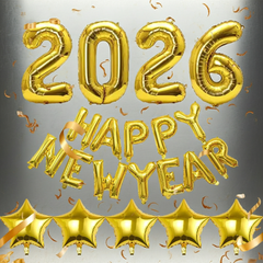 23-Piece 2026 Happy New Year Balloon Set