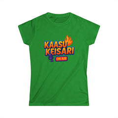 Kaasukeisari “On Air” Ladyfit Tee — Sååkeli Fire Podcast T-Shirt - candletown.net