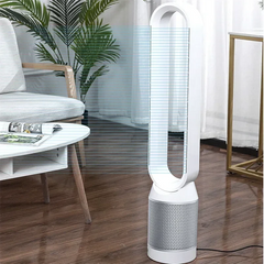 42-Inch Bladeless Tower Fan with Air Purification - candletown.net
