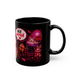 ANIZ “Ole Hyvä” Black Mug