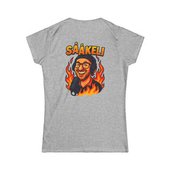 Kaasukeisari “On Air” Ladyfit Tee — Sååkeli Fire Podcast T-Shirt - candletown.net