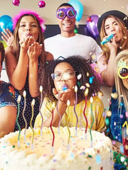 6Pcs Curved Cake Candles - Perfect for Birthdays, Baby Showers & Party Decor - candletown.net