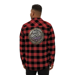 Perza 90’s Rock ONLY Vintage Round Logo Flannel Shirt - candletown.net
