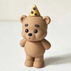 Bear Cake Topper - Cute Birthday Cake Decoration - candletown.net