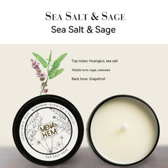 Black Tin Aromatherapy Smokeless Candle – Elevate Your Ambiance - candletown.net