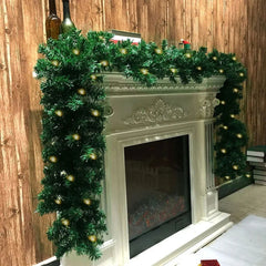 Christmas LED Garland - Decorative Staircase & Door Hanging Ornament - candletown.net