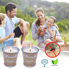 Citronella Fragrant Soy Wax Candles 10pcs – Mosquito Repellent – Perfect for Birthdays and Gifts - candletown.net