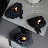 Creative Meteorite Aroma Candle - Black Stone Decorative Ornament for Home and Birthday Gifts - candletown.net