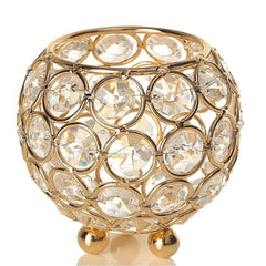 Crystal Glass Votive Candle Holder 8 cm - candletown.net