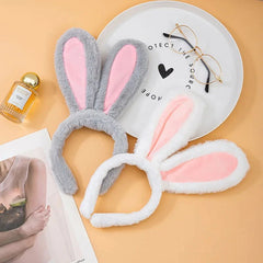 Cute Plush Rabbit Ears Headband - candletown.net