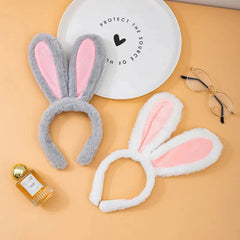 Cute Plush Rabbit Ears Headband - candletown.net
