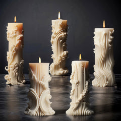 DIY Pattern Cylindrical Candle Kit – Create Personalized Candles - candletown.net