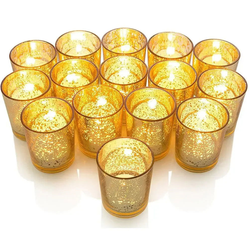 Glass Crystal-like Candle Holder - Romantic Tealight Decor - candletown.net