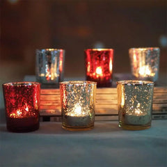 Glass Crystal-like Candle Holder - Romantic Tealight Decor - candletown.net