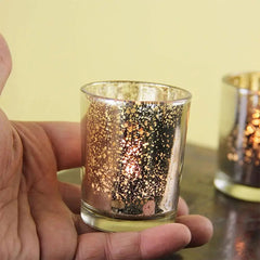 Glass Crystal-like Candle Holder - Romantic Tealight Decor - candletown.net