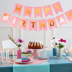 Happy Birthday Banner – Colorful Party Decoration - candletown.net