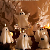 Halloween Ghost Scented Candle – White 3D Ghost Figure Candle - candletown.net