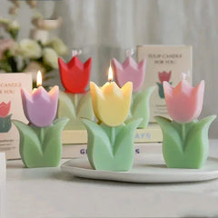 Handmade Tulip Soy Wax Candle - candletown.net