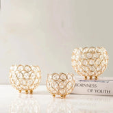 Retro Crystal Cup Candle Holder - Perfect for Weddings and Elegant Decoration - candletown.net