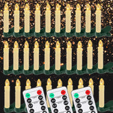 Flameless LED Taper Candles for Christmas Tree - candletown.net