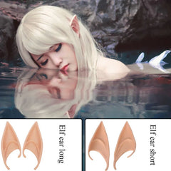 Latex Elf Ears – Fairy Cosplay Costume Accessory for Halloween & Party - candletown.net