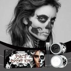 Black & White Halloween Face Paint Set - candletown.net