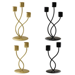 Elegant Metal Candle Holder – Vintage Iron Candelabra - candletown.net