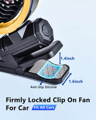 Portable Clip-On Fan for Stroller, Desk & Car
