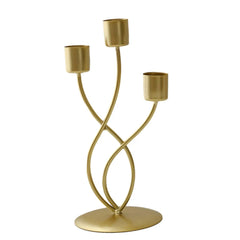 Elegant Metal Candle Holder – Vintage Iron Candelabra - candletown.net