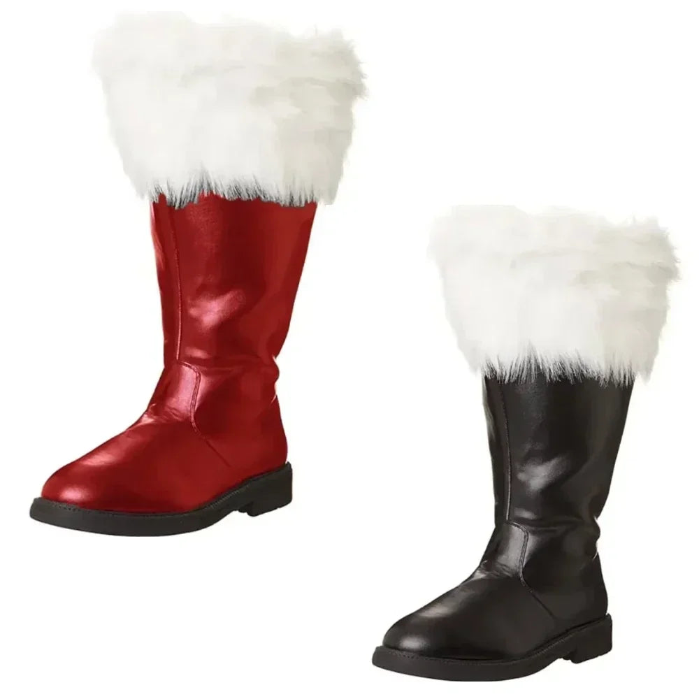 Santa Claus Cosplay Boots for Men - candletown.net
