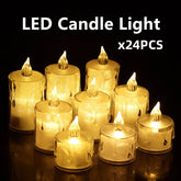 24PCS LED Flameless Candle Set - candletown.net