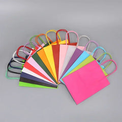 Colorful Paper Gift Bags – Multiple Shades for All Celebrations - candletown.net