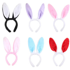 Plush Bunny Ears Headband – Cute & Soft for Easter & Cosplay - candletown.net
