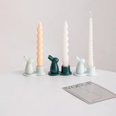 Creative Ceramic Bunny Candle Holder – A Delightful Accent for Your Home - candletown.net
