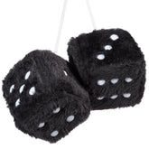 Retro 90s Fuzzy Dice – Plush Hanging Car Mirror Dice - candletown.net