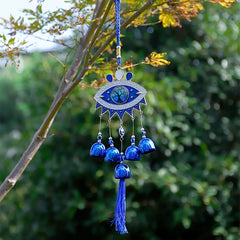 Blue Evil Eye Wind Chime