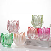 Glass Tulip Candle Holder - candletown.net