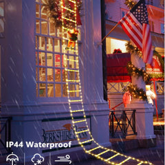 Santa Claus Climbing Ladder LED Lights