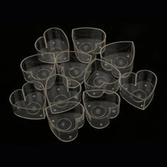 10 pcs Tealight Molds – Circle, Heart & Butterfly