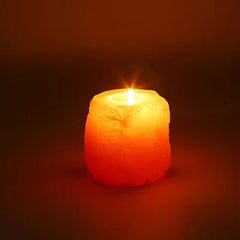 Himalayan Crystal Salt Candle Holder