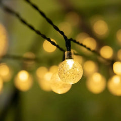 Solar Crystal Globe String Lights - candletown.net