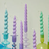 2pc Spiral Scented Dinner Taper Candles - candletown.net