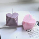 3D Rotating Heart Silicone Candle Mold - candletown.net