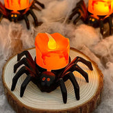 Halloween Spider LED Candle Light – Battery Operated Night Light - candletown.net