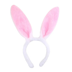 Plush Bunny Ears Headband – Cute & Soft for Easter & Cosplay - candletown.net